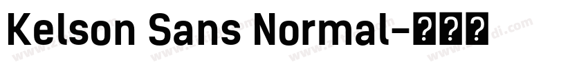 Kelson Sans Normal字体转换 Kelson Sans Normal字体转换